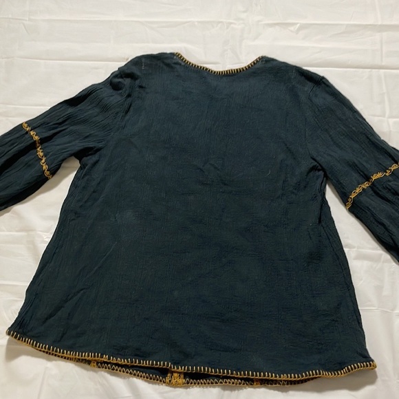 Garnet hill women’s shirt size 6 made in India beautiful shirt - Picture 9 of 9